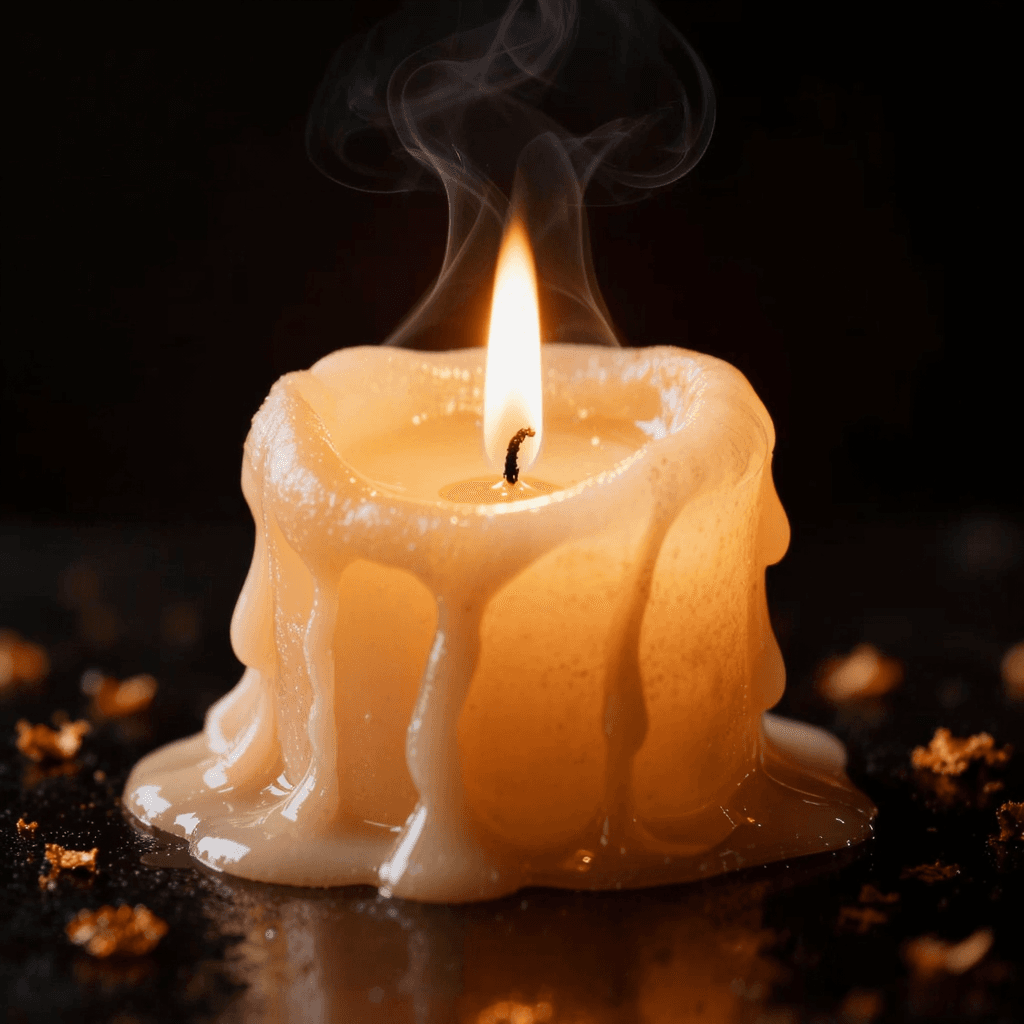 Massagekerze Sensual Rebellion brennend