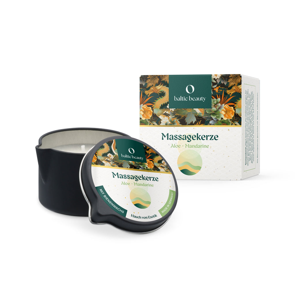 Massagekerze Aloe und Mandarine